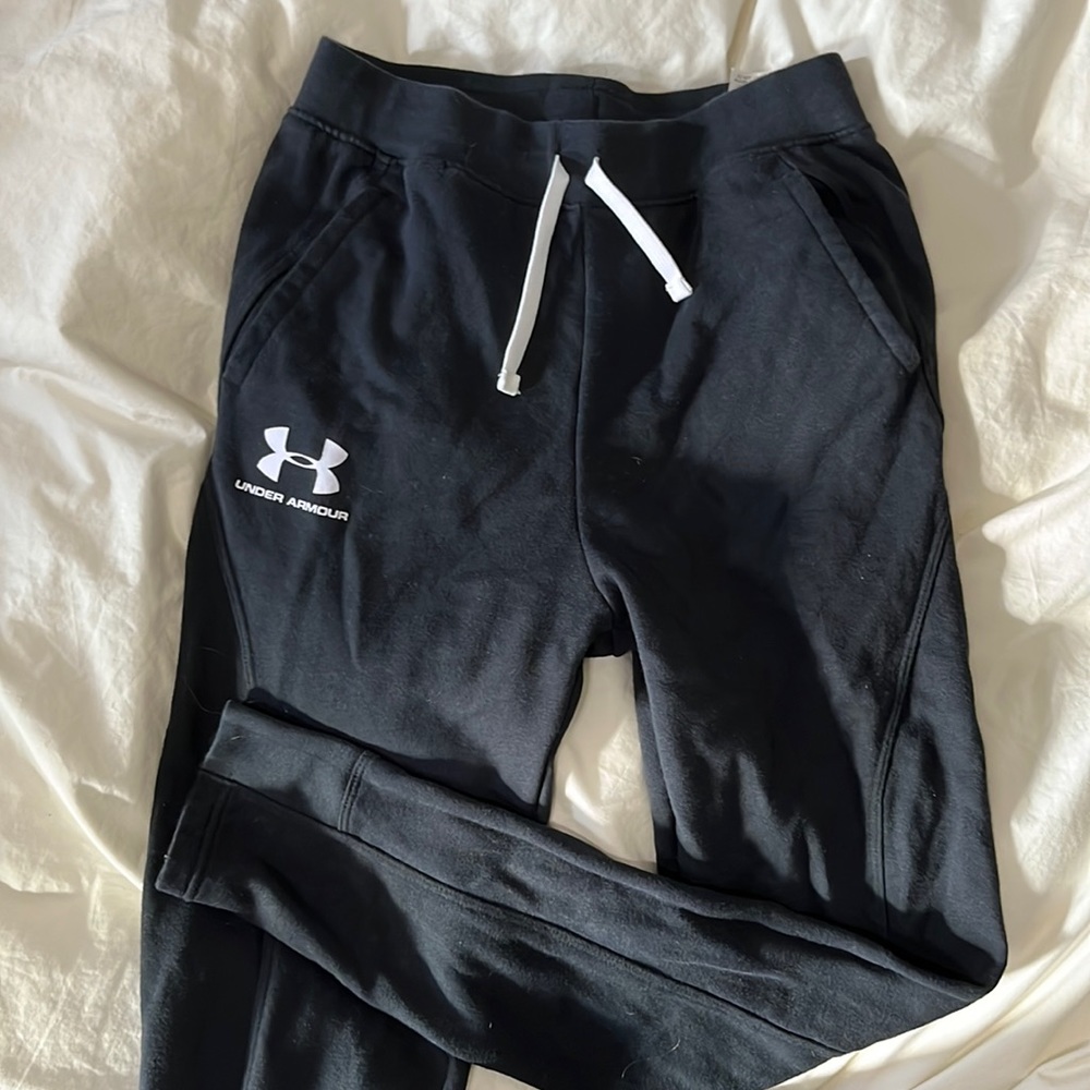 Gently Worn Black Under Armour Joggers